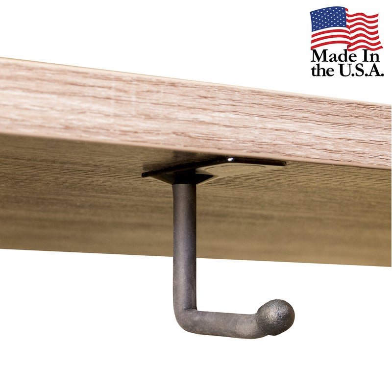 String Swing Headphone Hanger Hook Headset Holder Accessory Hook for Under Desk Or Table (Screw Or Adhesive Strip Mount, Single Unit) - Image 3